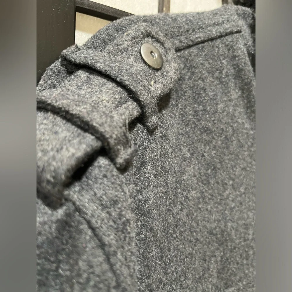 INC International Concepts Gray Military WOOL BLEND PEACOAT, JACKET MEN SIZE XXL